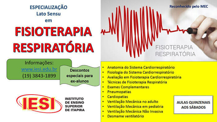 Pós Graduação em Fisioterapia Respiratória 