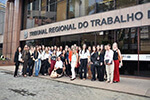 Alunos do curso de  Direito do UNIESI visitam o TRT-Campinas