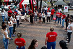 Ação em prol do Coração na Praça Bernardino Ribeiro