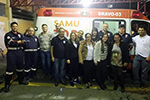 Visita técnica na Base/Sede do SAMU de Itapira