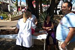 Fisioterapia do UNIESI realiza ação sobre síndrome metabólica na praça Bernardino de Campos