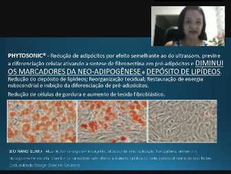 Live do curso de Estética e Cosmética do UNIESI sobre o uso de cafeína para adiposidade localizada