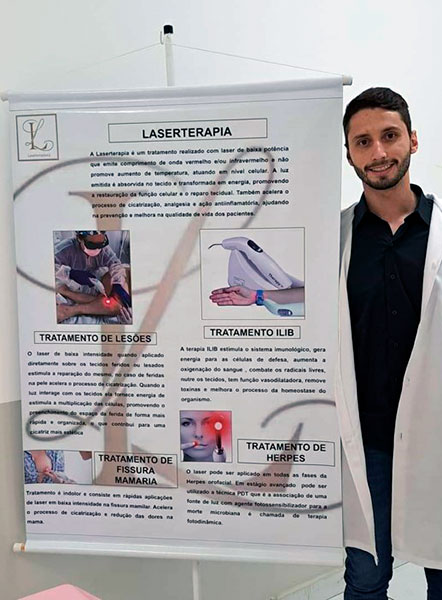Egresso do UNIESI Apresenta Inovações na Área da Enfermagem e Laserterapia